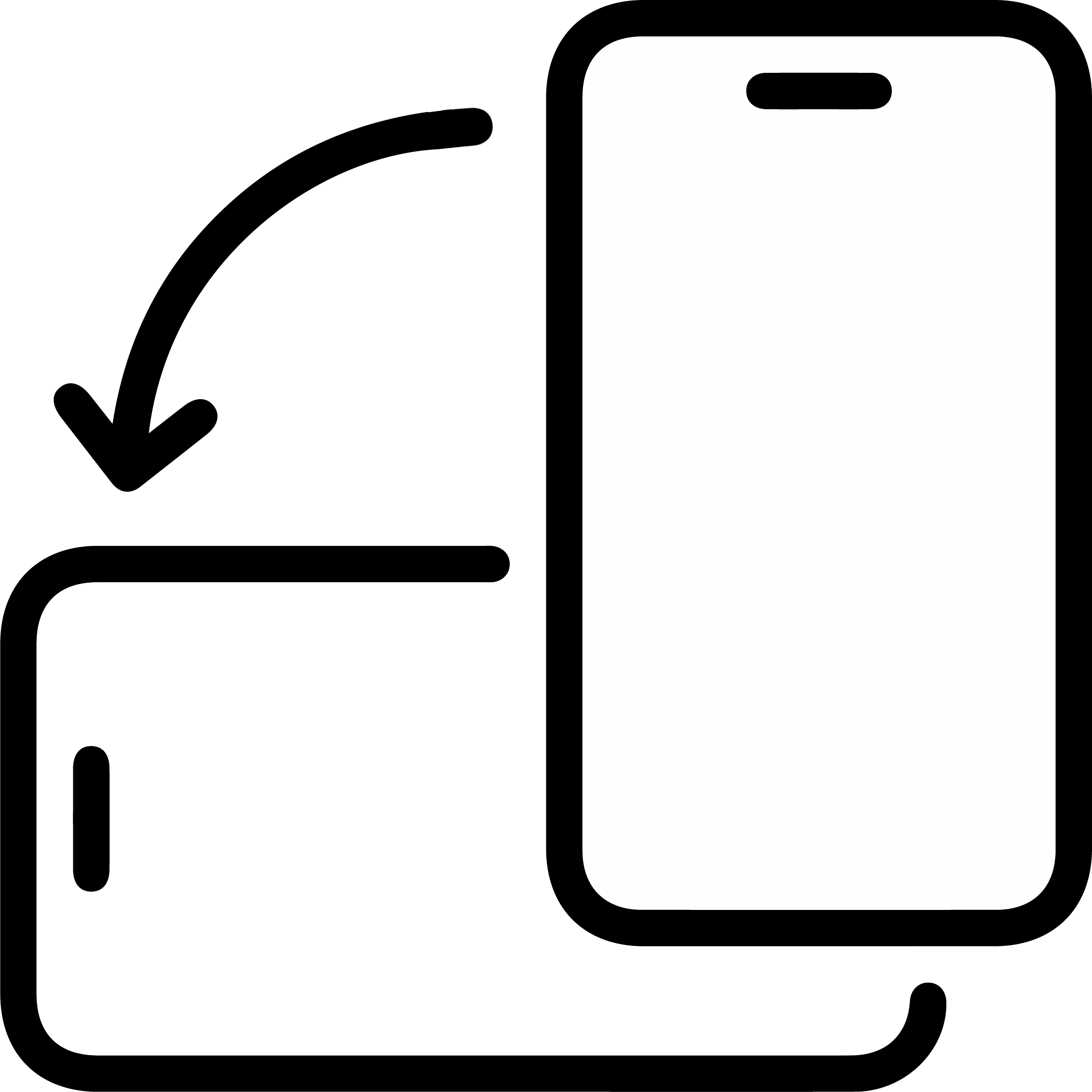 Icono rotar pantalla Horizontal